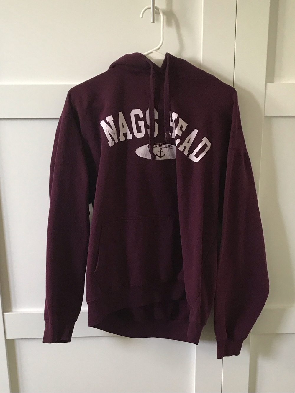 Nagshead Maroon 'Nagshead' Pullover Hoodie
